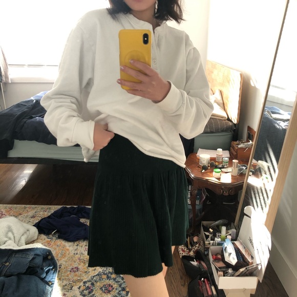 Zara mini skirt green size M - Picture 3 of 4